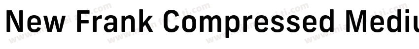 New Frank Compressed Medium字体转换